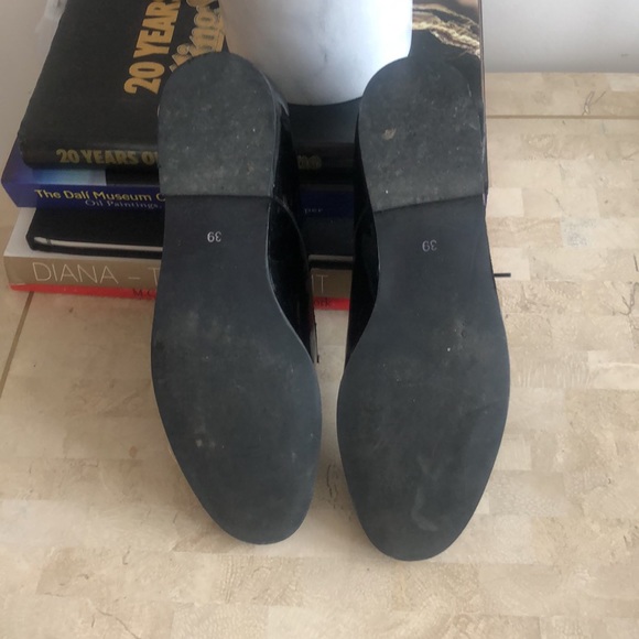 DUNE LONDON Black Patent Leather Loafers - Picture 3 of 3